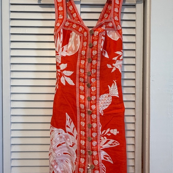 FARM Rio Monsteras Red Mini Dress - Picture 3 of 7